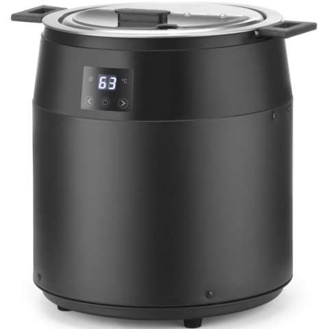 Kociołek termos do zupy elektryczny WATERLESS 10 l 450 W - czarny Hendi