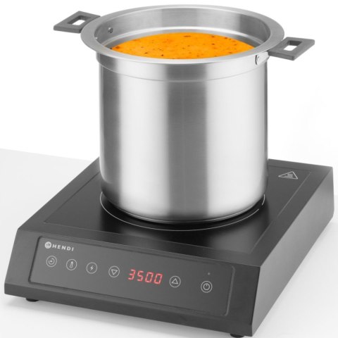 Kociołek termos do zupy elektryczny WATERLESS 10 l 450 W - czarny Hendi