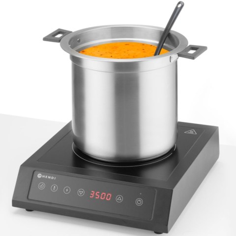 Kociołek termos do zupy elektryczny WATERLESS 10 l 450 W - czarny Hendi