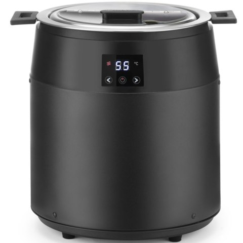 Kociołek termos do zupy elektryczny WATERLESS 10 l 450 W - czarny Hendi