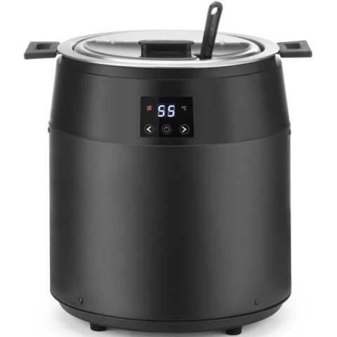 Kociołek termos do zupy elektryczny WATERLESS 10 l 450 W - czarny Hendi