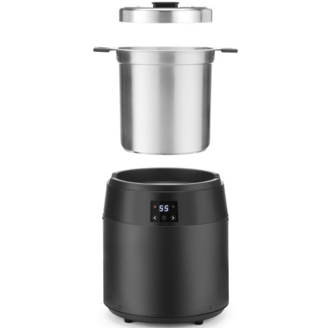 Kociołek termos do zupy elektryczny WATERLESS 10 l 450 W - czarny Hendi