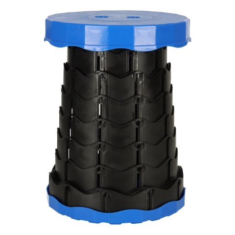 Krzesło składane taboret teleskopowy turystyczny przenośny niebieski 200kg Kik Sp. z o. o. Sp. k.