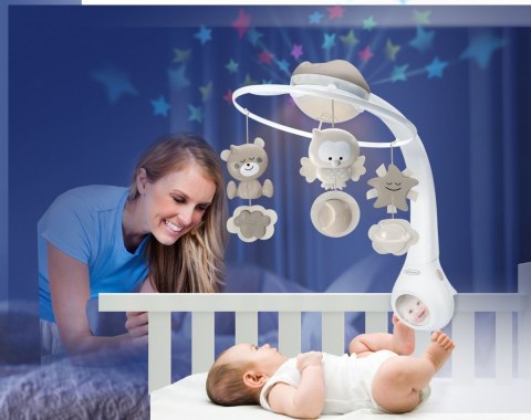 Muzyczna karuzelka 3w1 Infantino beżowa B-kids