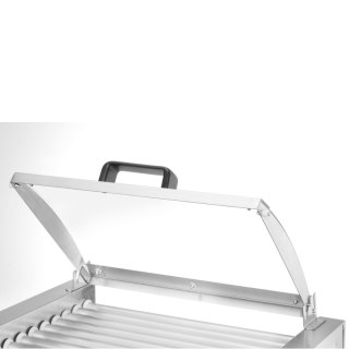 Podgrzewacz rolkowy do parówek hot-dogów z pokrywą 9 rolek 45 cm 790 W Hendi