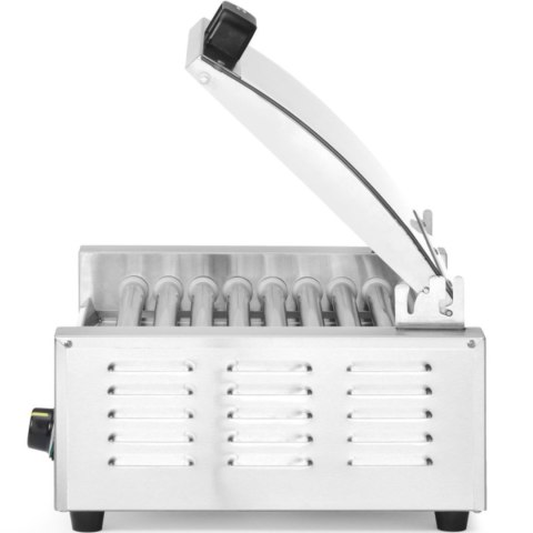 Podgrzewacz rolkowy do parówek hot-dogów z pokrywą 9 rolek 45 cm 790 W Hendi