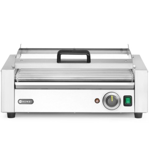 Podgrzewacz rolkowy do parówek hot-dogów z pokrywą 9 rolek 45 cm 790 W Hendi