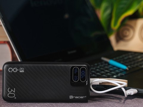Powerbank BLAZE 30000mAh 65W Czarny Tracer