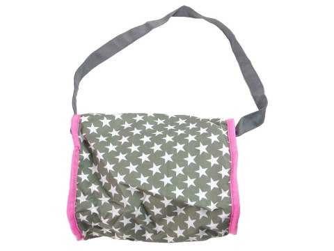 Wózek Spacerówka 2 w1 z Torbą Szaro Różowy Gwiazdki Alice