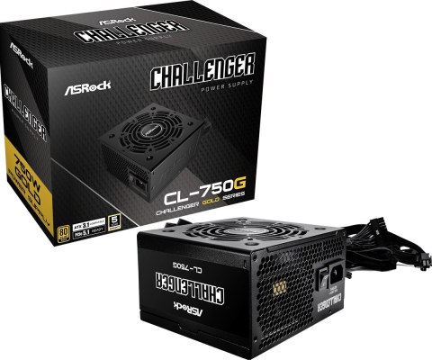 Zasilacz CL-750G 750W 80PLUS GOLD ASRock