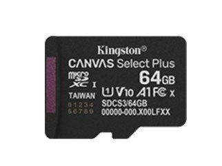 Karta pamięci microSD 64GB Canvas Select+ G3 150MB/s Kingston