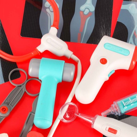 Duży zestaw lekarza stacja medyczna mały doktor ekg rtg światło dźwięk Kik Sp. z o. o. Sp. k.