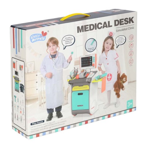 Duży zestaw lekarza stacja medyczna mały doktor ekg rtg światło dźwięk Kik Sp. z o. o. Sp. k.