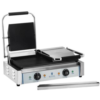 Kontakt grill kontaktowy dwustronny podwójny gładki 3600W 230V Royal Catering Royal Catering