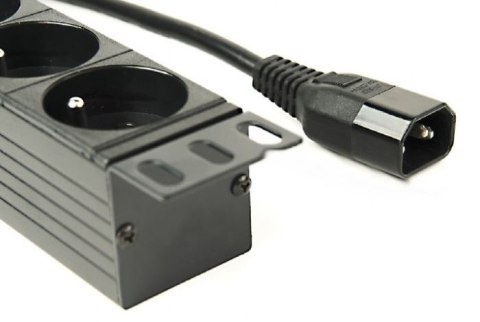Listwa zasilająca rack (PDU), 8 gniazd FR, 1U, 10A, wtyk C14 3m Gembird