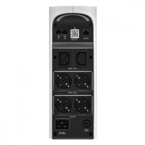 Zasilacz awaryjny BGM2200-GR Back-UPS Pro 2200VA do gier, 230V, czysta sinusoida LCD, Biały, Schuko APC