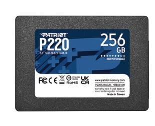 Dysk SSD 256GB P220 550/490 MB/s SATA III 2,5 Patriot