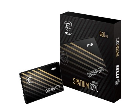 Dysk SSD SPATIUM S270 960GB 2,5 cala SATA3 500/450MB/s MSI
