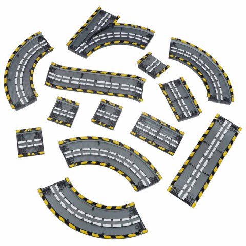 Tor wyścigowy samochodowy magnetyczny 1 pojazd świecący 153 elementy Kik Sp. z o. o. Sp. k.