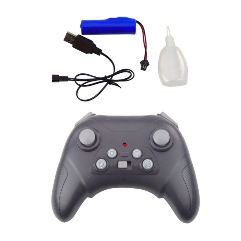 Wyścigówka Zdalnie Sterowana RC 1:10 Światła Dźwięki Para Wodna Niebieska LEAN Toys