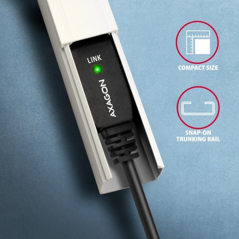 ADR-210B USB 2.0 A-M -> B-M Aktywny kabel połączeniowy/wzmacniacz 10m AXAGON