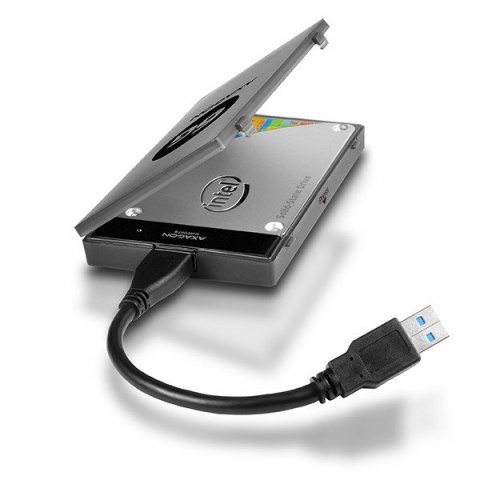 ADSA-1S6 Adapter USB 3.0 - SATA 6G do szybkiego przyłączenia 2.5" SSD/HDD, z pudełkiem AXAGON