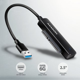 ADSA-FP2A Adapter USB-A 5Gbps SATA 6G 2.5" HDD/SSD FASTPort2 AXAGON