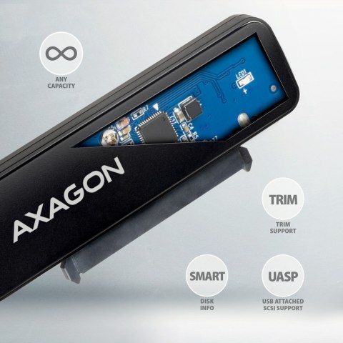 ADSA-FP2A Adapter USB-A 5Gbps SATA 6G 2.5" HDD/SSD FASTPort2 AXAGON