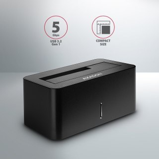 ADSA-SN Stacja dokująca, USB 3.2 Gen 1 - 1x SATA 6G 2.5"/3.5" SSD/HDD AXAGON