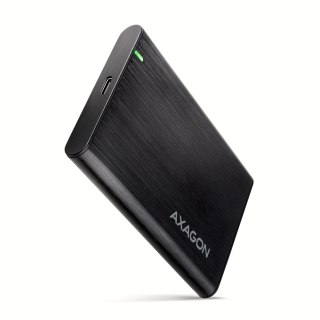 EE25-A6C Bezśrubowa aluminiowa obudowa zewnętrzna USB-C 3.2 Gen 1 - SATA 6G dla 2.5" SSD/HDD AXAGON