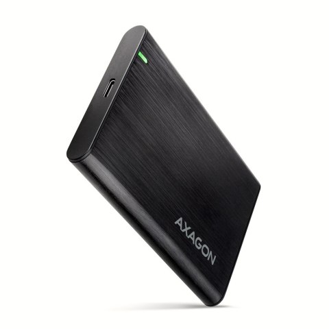 EE25-A6C Bezśrubowa aluminiowa obudowa zewnętrzna USB-C 3.2 Gen 1 - SATA 6G dla 2.5" SSD/HDD AXAGON