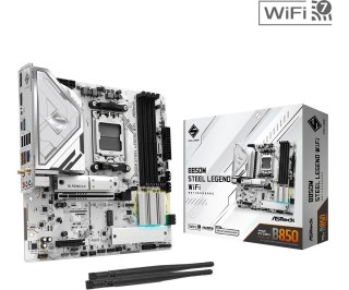 Płyta główna B850M STEEL LEGEND WIFI AM5 4DDR5 HDMI/DP mATX ASRock