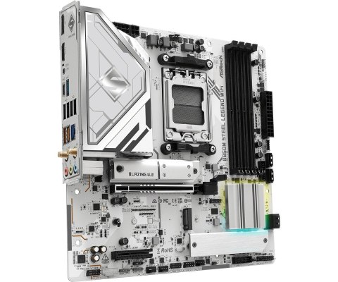 Płyta główna B850M STEEL LEGEND WIFI AM5 4DDR5 HDMI/DP mATX ASRock