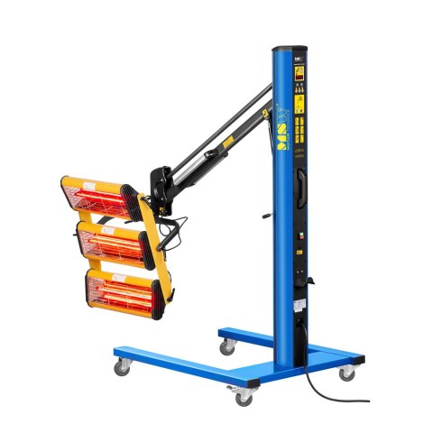 Promiennik ciepła podczerwieni lakierniczy do suszenia farb na statywie 3300W MSW