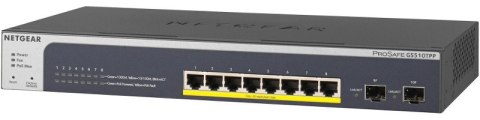 Przełącznik GS510TPP 8x1Gb PoE+ (190W) 2xSFP Netgear