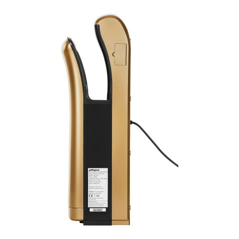 Suszarka kieszeniowa ścienna do rąk elektryczna złota 1200W Physa Bari gold Physa