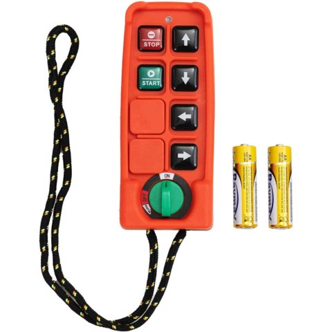 Wciągarka elektryczna z suwnicą linowa 1350 W 12 m 400 kg MSW