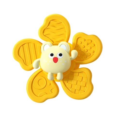 Zestaw Fidget Spinnery Grzechotki Wirujące Przyssawki Kolorowe 3 szt. Marka niezdefiniowana