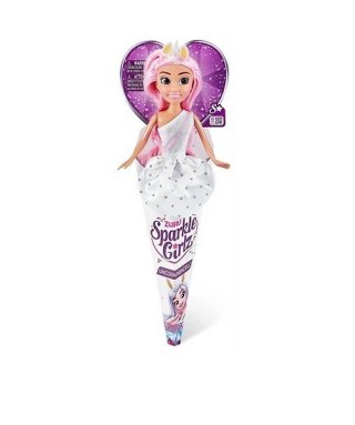Lalka 10.5 cala Jednorożec Księżniczka w rożku 12 sztuk ZURU Sparkle Girlz