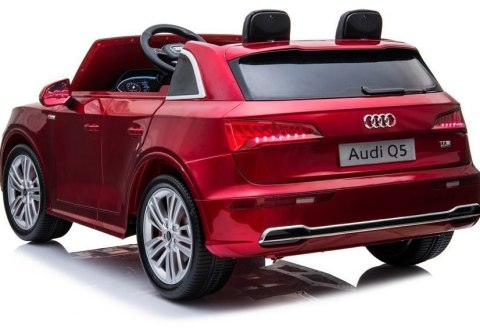 Pojazd na Akumulator Nowe Audi Q5 2-osobowe Czerwone Lakierowane LEAN CARS