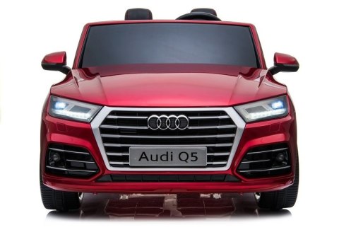 Pojazd na Akumulator Nowe Audi Q5 2-osobowe Czerwone Lakierowane LEAN CARS