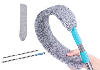 Teleskopowa Szczotka Z Mikrofibry Do Kurzu Płaska LEAN