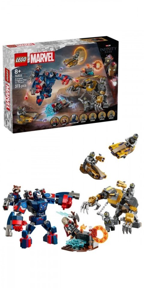 Klocki Super Heroes 76322 Avengers: Koniec gry Thor kontra Chitauri LEGO