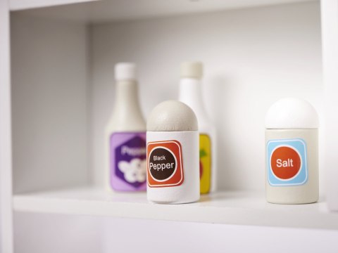 Kuchnia dla dzieci drewniana MDF MODERN CLASSIC akcesoria 82cm Kik Sp. z o. o. Sp. k.