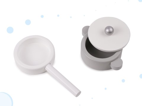 Kuchnia dla dzieci drewniana MDF MODERN CLASSIC akcesoria 82cm Kik Sp. z o. o. Sp. k.