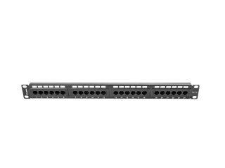 Patch Panel 24 Port 1U Kat.5E czarny Lanberg