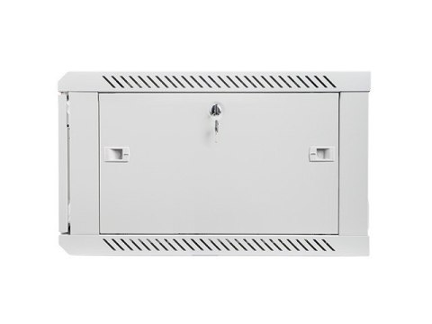 Szafa instalacyjna wisząca 19 cali 6U 600X600mm (drzwi szklane) szara Lanberg