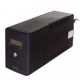 Zasilacz awaryjny UPS Line-Ineractive LCD, 800VA/480W, 1x12V/9Ah, AVR, 2xSCHUKO, USB, RJ11 Digitus
