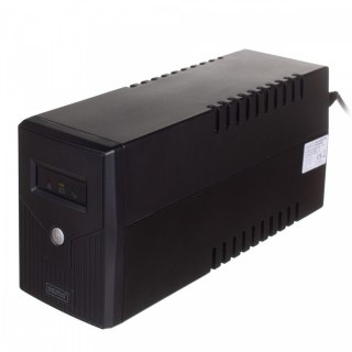 Zasilacz awaryjny UPS Line-Ineractive LED, 600VA/360W, 1x12V/7Ah, AVR, 2xSCHUKO, USB, RJ11 Digitus