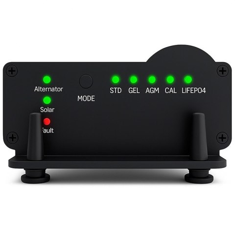 Automatyczna Ładowarka DC-DC 12V z regulatorem MPPT | 25A | LiFePO4 AGM GEL STD Qoltec